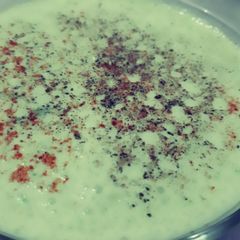 A picture of Coriander raita.
