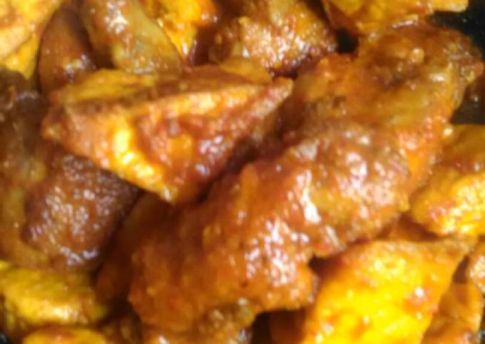 Cara Gampang Menyiapkan Ayam bumbu rujak yang Bisa Manjain Lidah