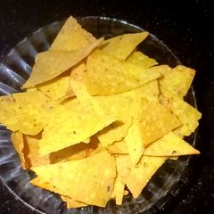 A picture of Crispy corn nachos (homemade).