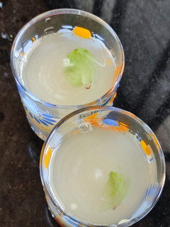 A picture of Aam panna (raw mango drink).