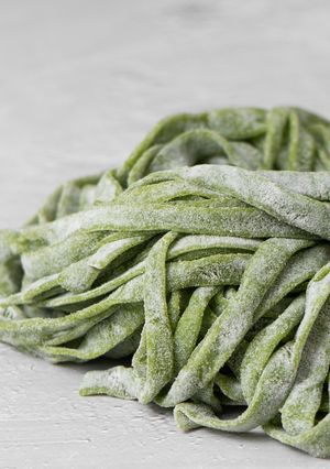 A picture of Spinach Fettuccine.