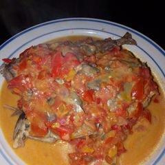 Coconut fish sauce A picture of Coconut fish sauce.