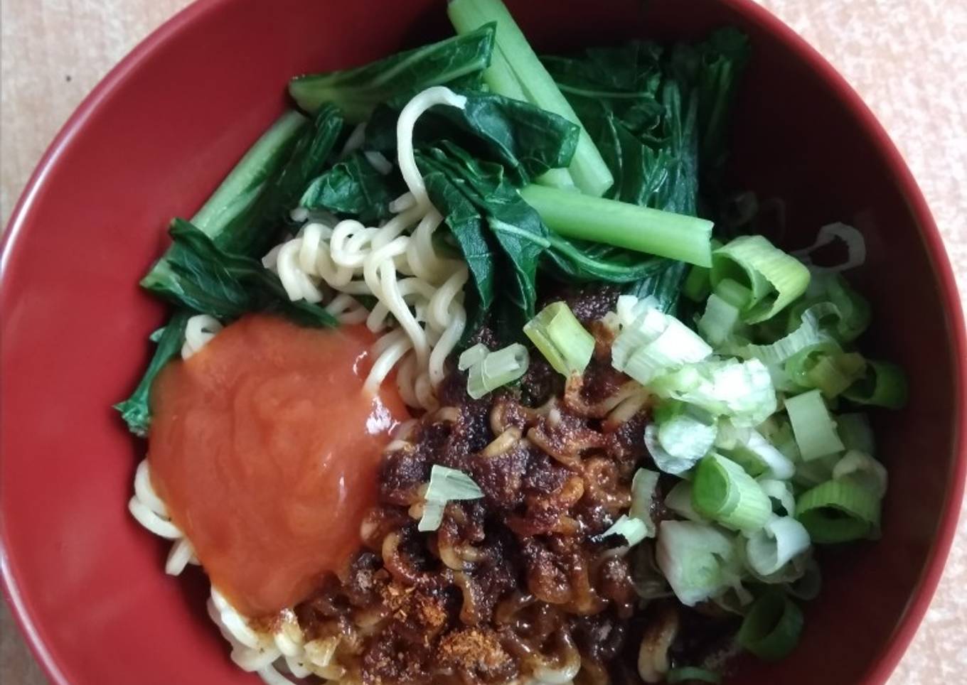 Indomie goreng rendang serat hijau