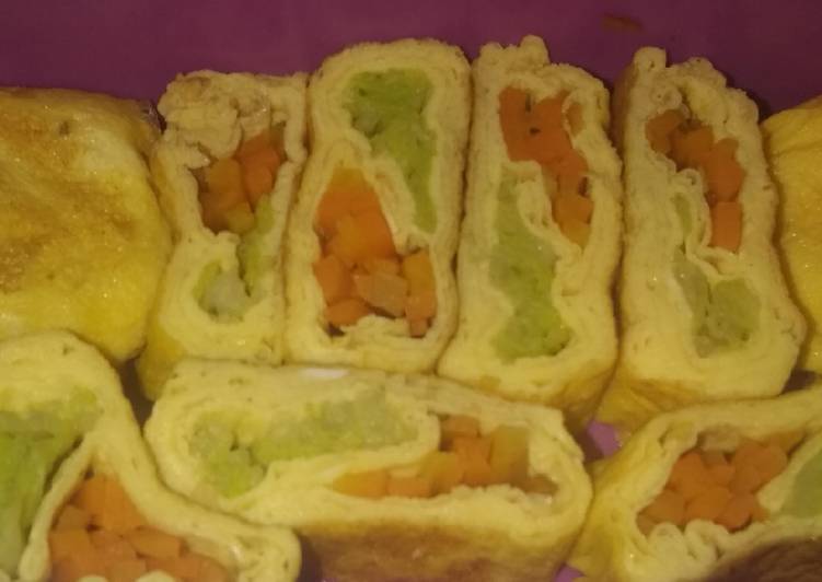 Resep Telur Gulung Sayuran | Langkah Membuat Telur Gulung Sayuran Yang Bisa Manjain Lidah