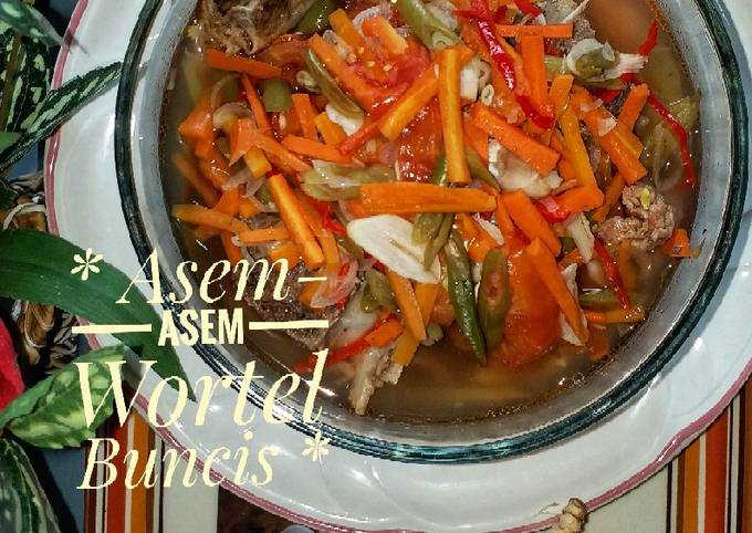 Bagaimana Menyiapkan Asem-asem Wortel Buncis yang Menggugah Selera