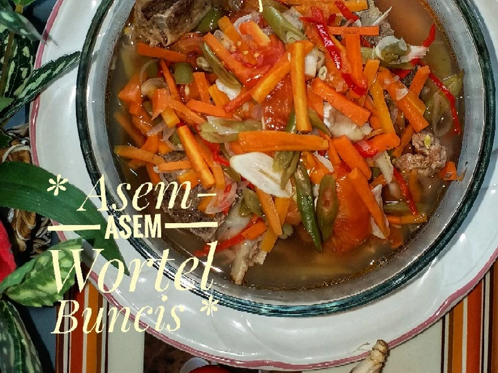 Langkah Mudah untuk Membuat Resep Asem-asem Wortel Buncis Anti Ribet, Sempurna