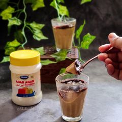 A picture of Choco masala chai panna cotta.