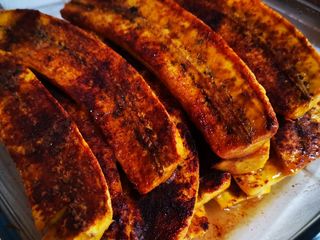 Plátanos horneados