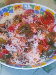 Una foto de Brócoli con salsa de tomate