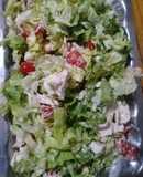Ensalada de pollo reciclado