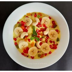 A picture of Fruit Custard from Scratch.