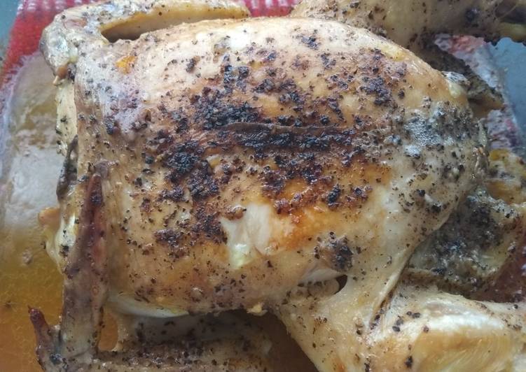 Salt and Pepper Chicken Roast