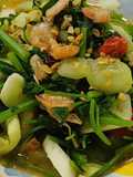 Rau củ xào tép