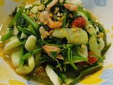 Rau củ xào tép