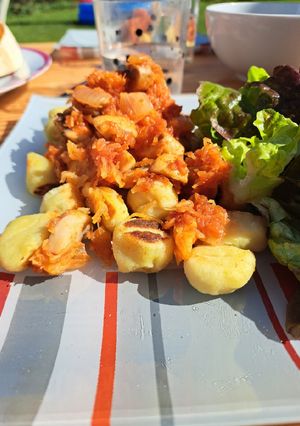 Une photo de Poêlée de gnocchis