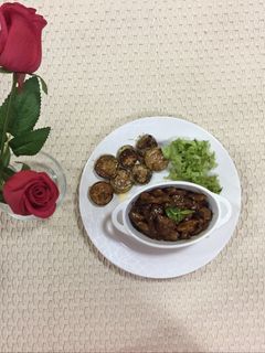 صورة لوصفة دجاج بالكريمة والصويا صوص