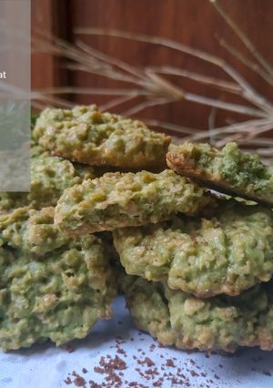 Foto resep Cookies Oat Green Tea ala Bunda Pure's