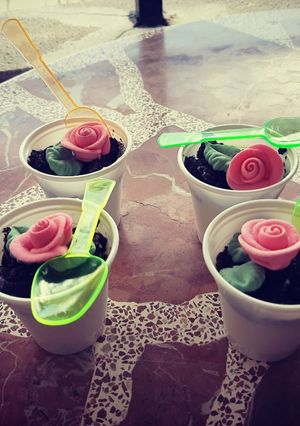 Una foto de Trampantojo de macetas dulces
