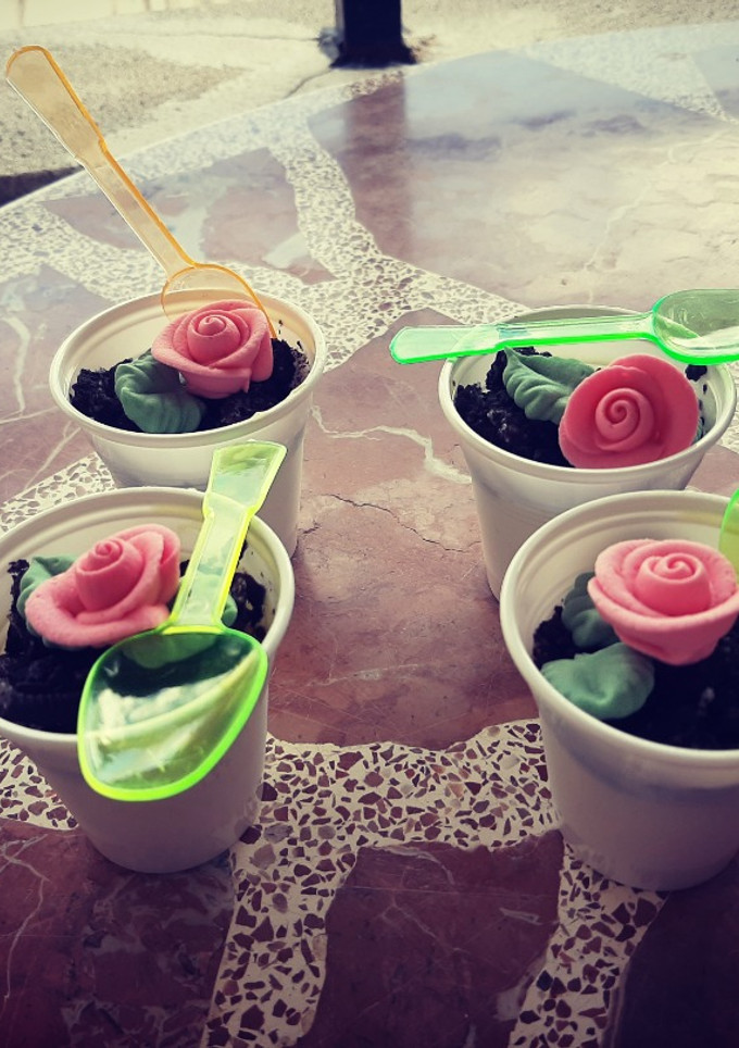 Una foto de Trampantojo de macetas dulces