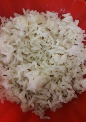 A picture of Jeera rice.