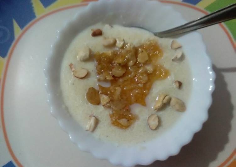 Caramelised Dry Fruit Phirni