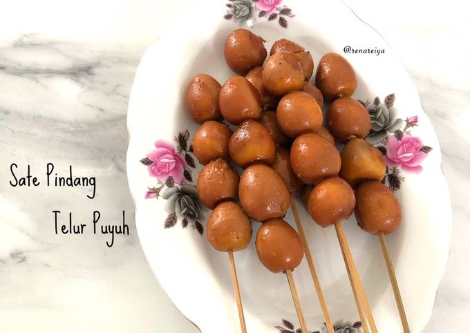 Resep Sate Pindang Telur Puyuh Anti Gagal