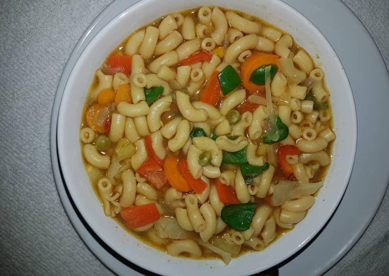 Soup macaroni