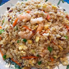 A picture of Bacon & Shrimp Fried Rice.