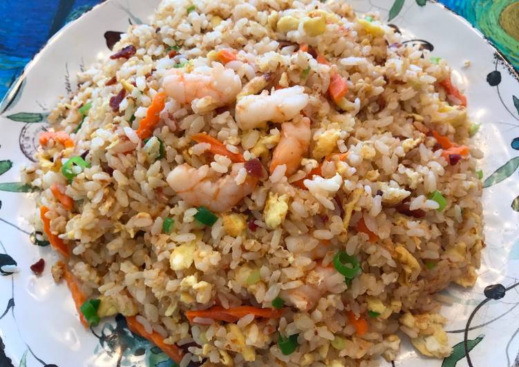 Step-by-Step Guide to Prepare Super Quick Homemade Bacon & Shrimp Fried Rice