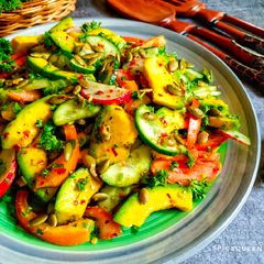 A picture of Avocado Salad.