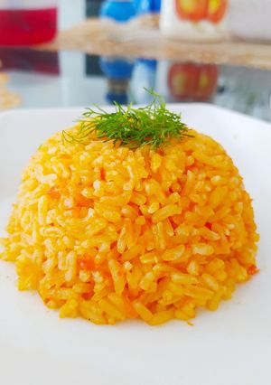 Una foto de Arroz con Pimentón o Morrón