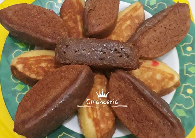 Pukis keju coklat