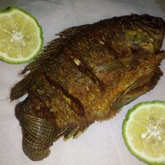 A picture of Deep fried fish.