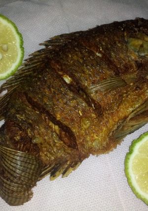 A picture of Deep fried fish.