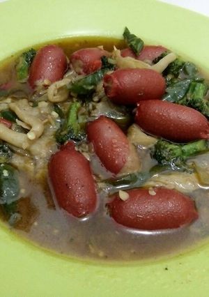 Foto resep Tumis sosis brokoli jamur