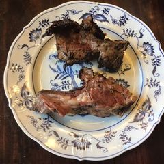 A picture of California Farm Winter Smoked Rack of Lamb.