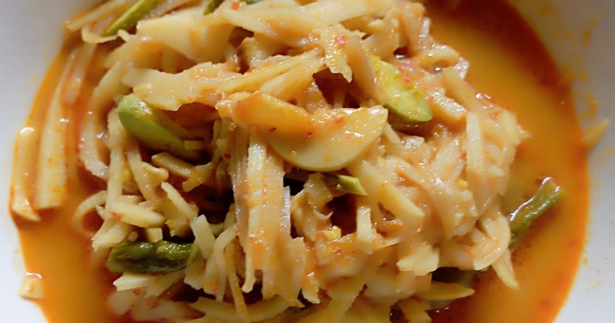 Lodeh Rebung Kacang Panjang