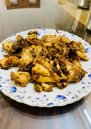 A picture of Lemon pepper chicken.