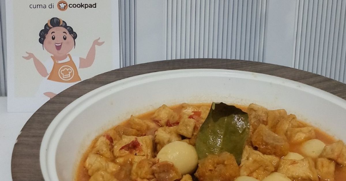 Sambal Goreng Krecek Tahu Telur Puyuh
