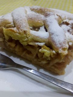 Rácsos almás pite recept fotója
