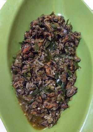 Foto resep Kerang Saus Tauco Cabe Hijau