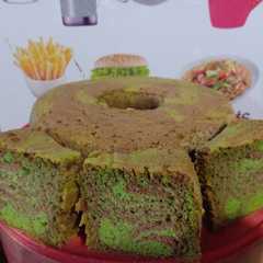 A picture of Bolu marmer pandan coklat.