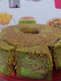Foto resep Bolu marmer pandan coklat