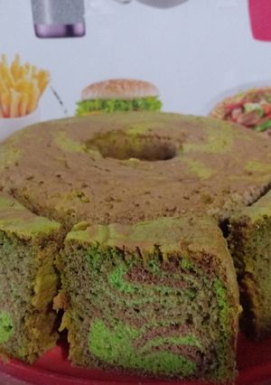 Foto resep Bolu marmer pandan coklat