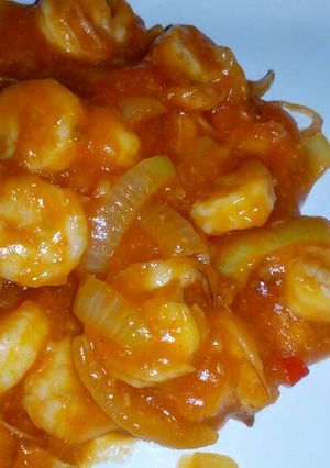 Foto resep Udang asam manis