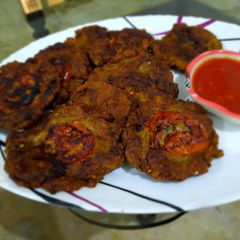 A picture of Chapli kabab.