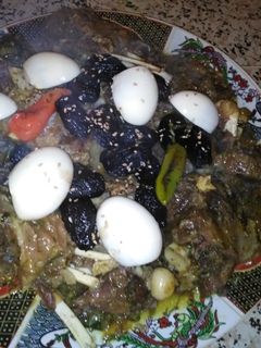 صورة لوصفة طبق لحم الماعز 😋
