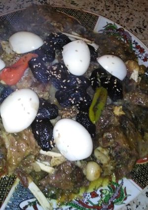صورة لوصفة طبق لحم الماعز 😋