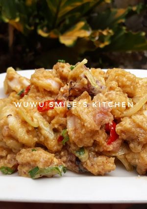 Foto resep Cumi Saus Telur Asin