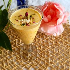 A picture of Thandai Lassi.